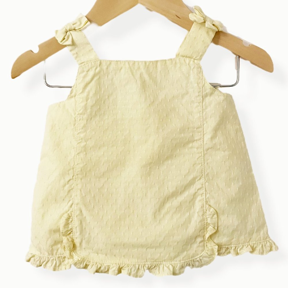 Janie & Jack Swiss Dot Cotton Dress with Bloomers